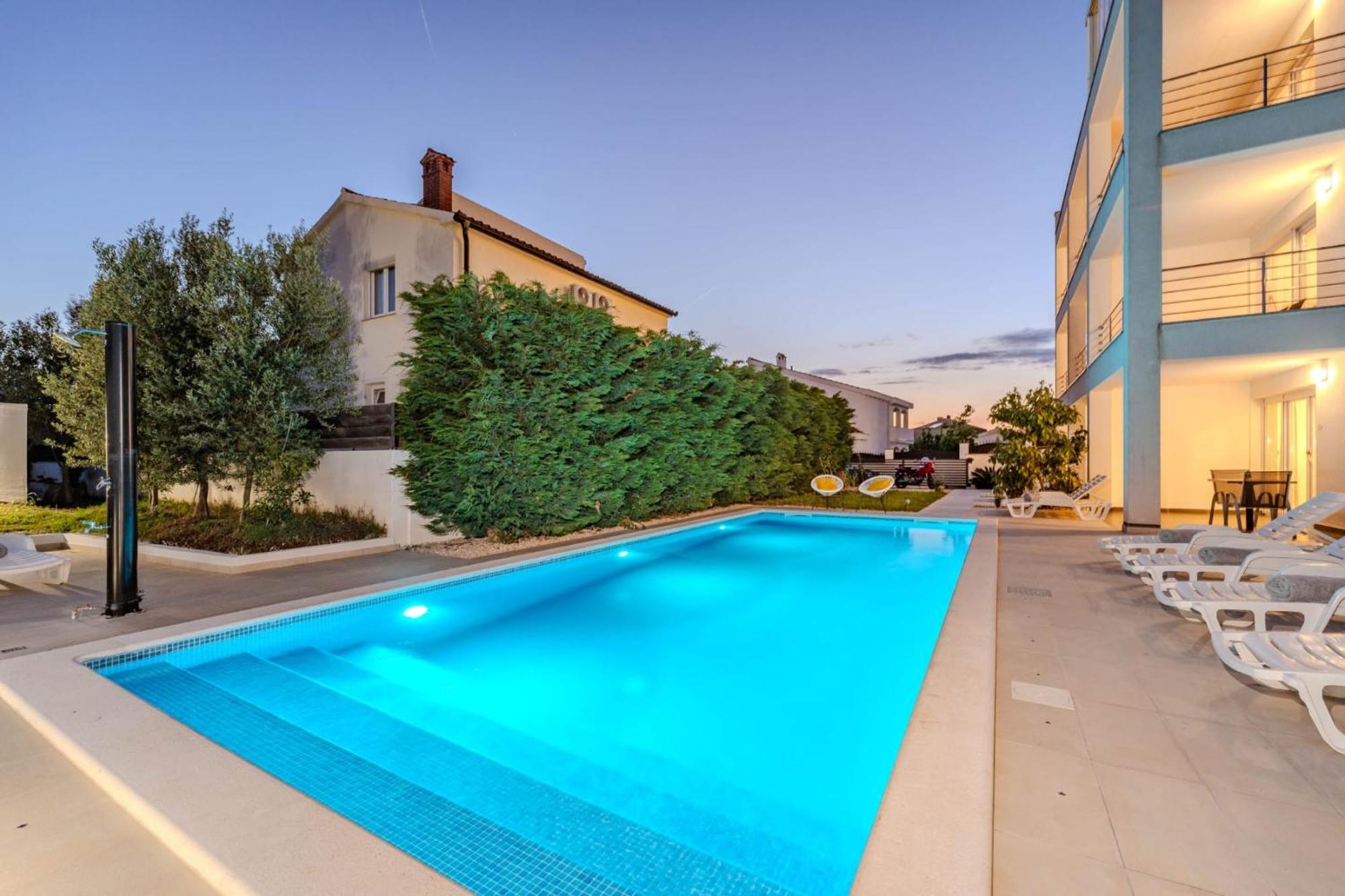 Apartment Deluxe Villa Carlotta Zadar Exteriér fotografie